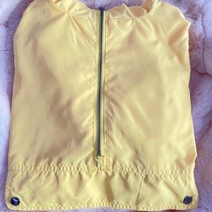 Yellow Half Zip Windbreaker